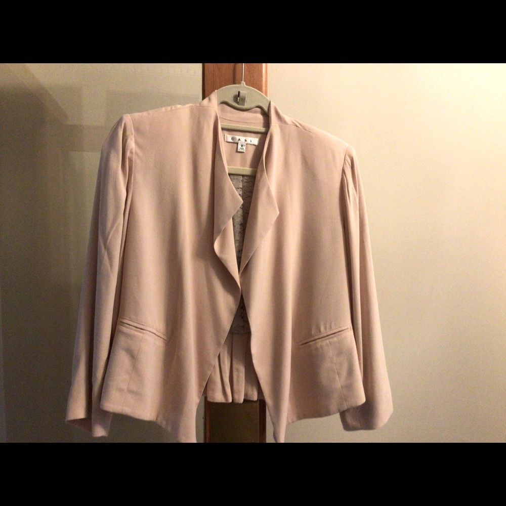CABI The It jacket blazer blush pink, size S